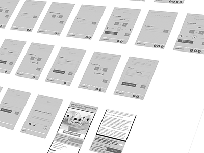 UX - Userflow tunnel gestures mobile mobile first ui upload tunnel userflow ux wireframes