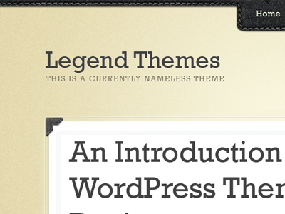 Theme Preview legend theme wordpress
