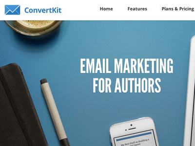 ConvertKit: Email marketing for authors authors design email logo marketing