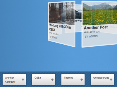 3D CSS + WordPress 3d css3 wordpress