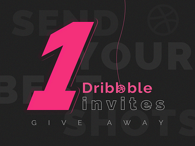 One dribbble invites