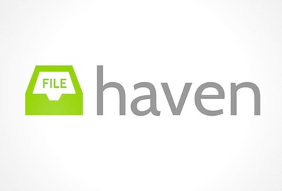 Filehaven green grey logo minimal typography