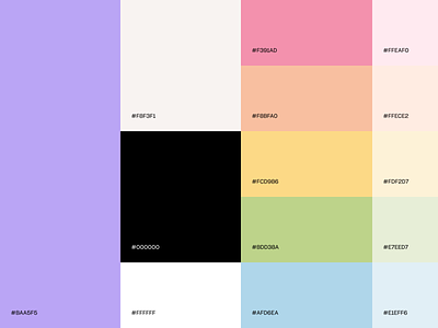 Transpond color palette