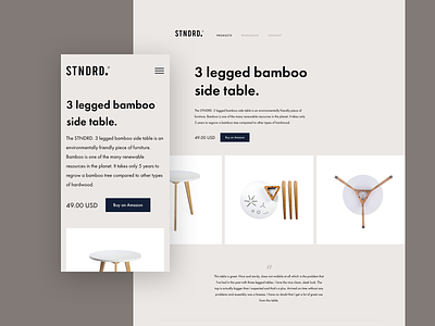 STNDRD. website concept clean club studio minimal web design white space