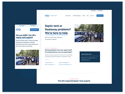 New UKDP website design