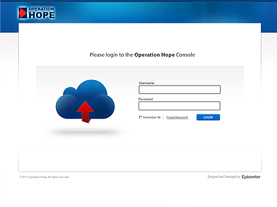 login with cloud arrow cloud login operation hope