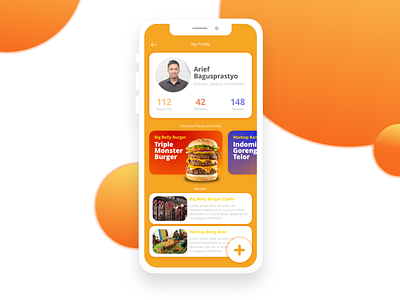 Daily UI 006 User Profile app daily 100 challenge daily ui 006 design ui ux