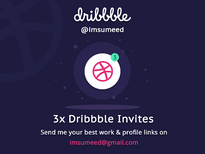 3 Dribbble Invites 3dribbbleinvites chance clean design designer dribbble dribbbleinvites friends invites team ui ux web webdesign