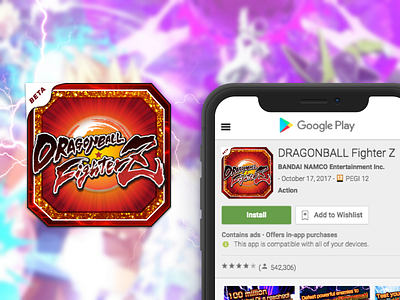 Daily UI Challenge #005 — App Icon app daily design dragonball z game icon mobile mockup ui