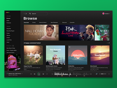 Daily UI Challenge #009 — Spotify Music Player