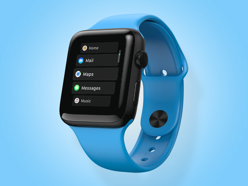Daily UI Challenge #016 — Pop Up animation apple watch daily ui daily ui 16 graphic design interaction design motion graphics siri smart watch ui user interface watch design