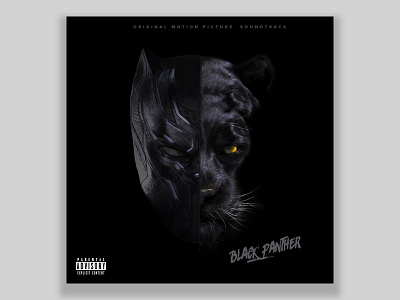 Marvels Black Panther CD Artwork