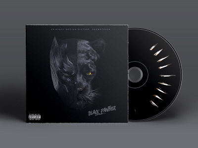 Black Panther Cd Artwork Mockup