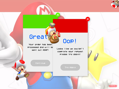 Super Mario Flash Message