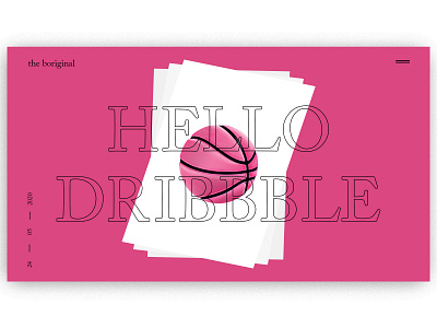 Hello Dribbblers adobe xd dribbble graphic design hello dribble hellodribbble minimal typography ui uidesign ux uxdesign visual design web web design