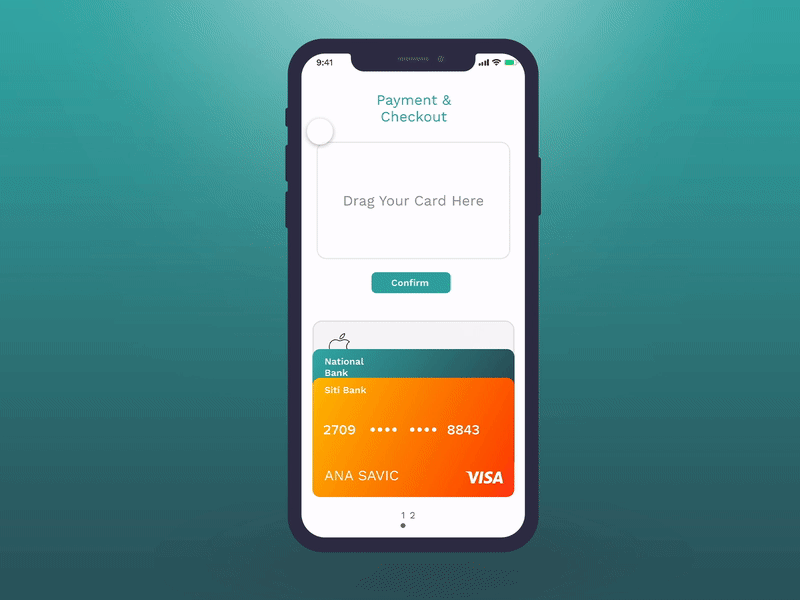 Card Checkout 002 adobe xd app checkout dailyui graphic design process ui uidesign ux uxdesign