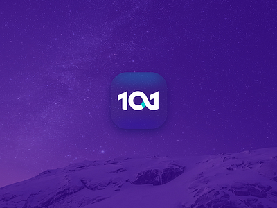 Runners 101 101 gradients icon identity logo mark