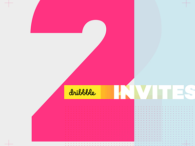 2 invitats dribbble invitat invitations