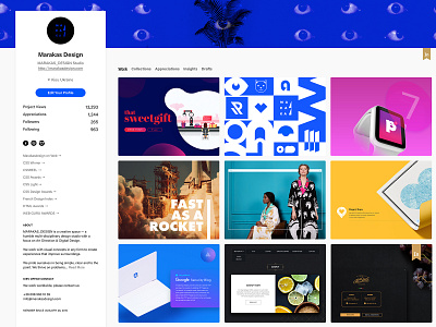 Be behance branding marakas web website