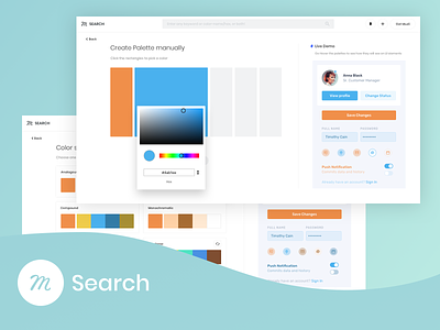 Muzli Search: Find your spark animation app branding color design feed gif icon illustration images logo minimal mobile palette search typography ui ux vector web