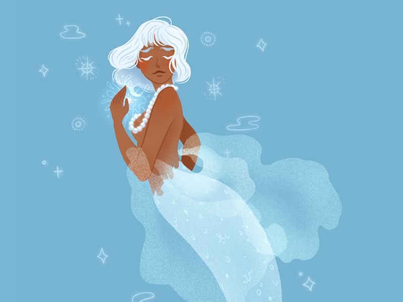 Mermaid: Blue illustration character design mermay2019 mermay mermaid