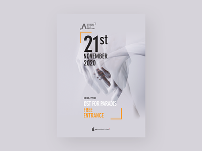 Annual Aarhus Film Festival Poster creative denmark design festival film film festival graphic design minimal poster