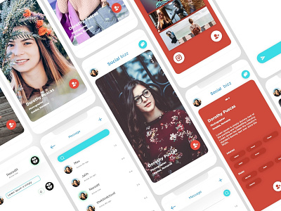 User profile for social networking app adobe xd dailyui design ui ux