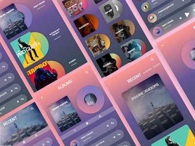 Music Player Concept Design adobe xd app dailyui design ui ux design