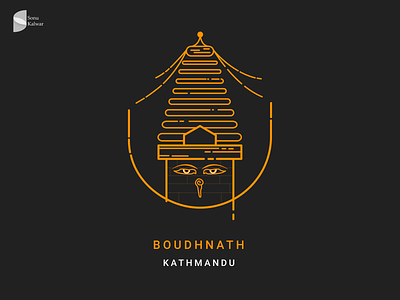 Boudhnath Stupa | Kathmandu | Nepal adobe boudhnath branding clean design concept design design illustration illustrator kathmandu nepal pen tool stupa vector