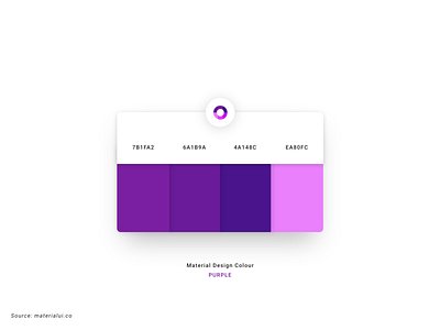 PURPLE | Material Design Color Palette adobe xd branding color color scheme colorful colortheory colour design material design material ui palette ui vector web