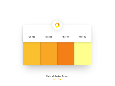 YELLOW | Material Design Color Palette