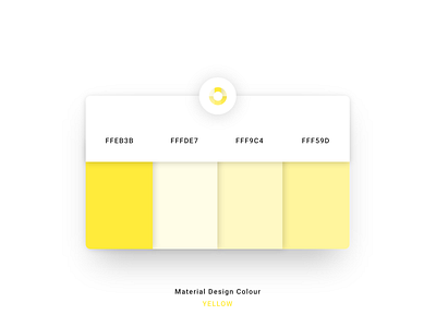 YELLOW | Material Design Color Palette