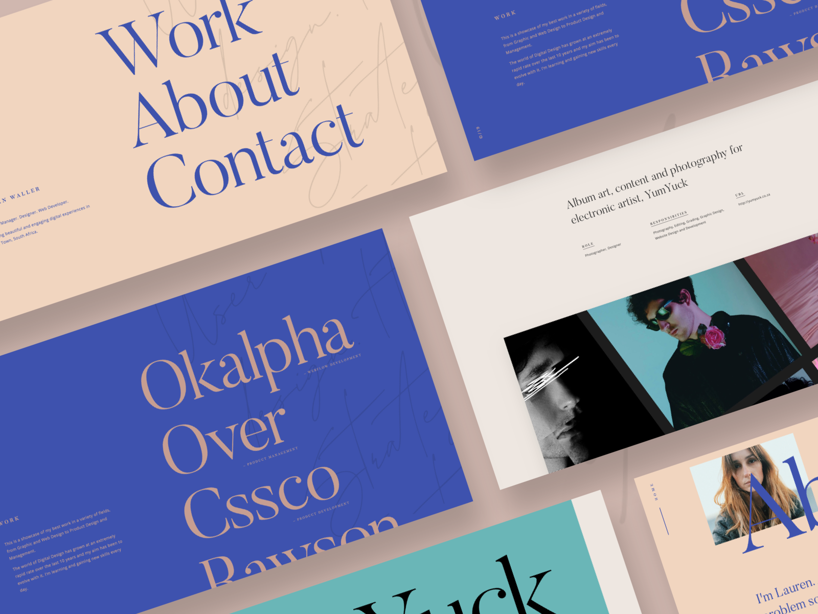 Portfolio Website By Lauren Waller On Dribbble