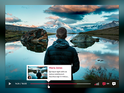 Video Player UI video controls video player video ui