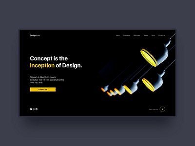 Design World Web Design art branding design minimal ui uidesign ux uxui web website