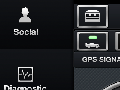 Side Menu app icon iphone lateral menu side