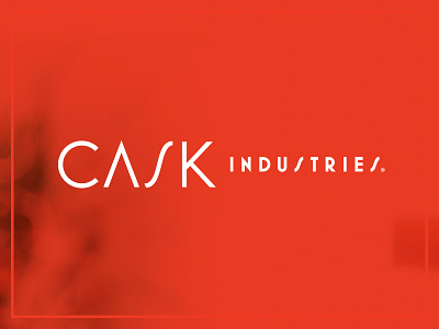 CASK Industries Identity branding build clean design hlk identity logo logotype shapes