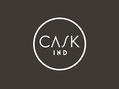 CASK Industries Identity (2) branding build clean design hlk identity logo logotype shapes