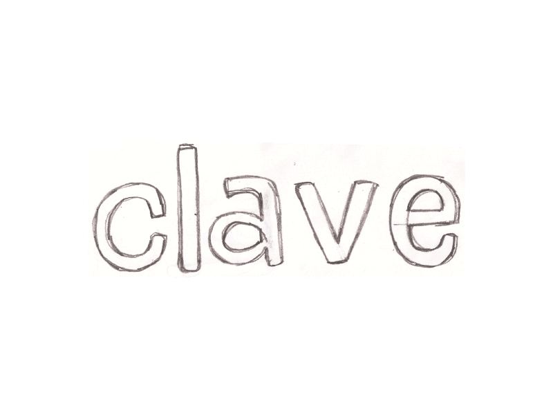 Clave - Logo Process branding clave corporate identity process team work venezuela visual mark