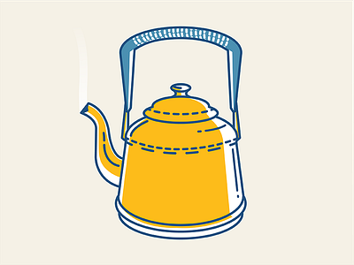 Teapot china coffee design graphic illustration illustrator kitchen tea teapot