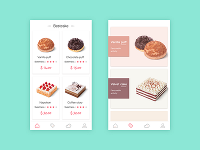 美食第三波-首页 design food ui