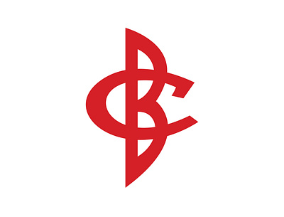 B.C Monogram Logo. branding design graphic design icon illustration illustrator lettering logo minimal typography ui vector