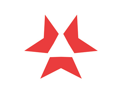 Another Geometric Star of Crowns Logo. branding design graphic design icon illustration illustrator logo minimal ui vector