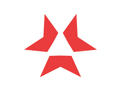 Another Geometric Star of Crowns Logo.
