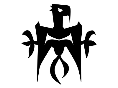 Black Eagle Logo. branding design graphic design icon illustration illustrator logo minimal ui vector