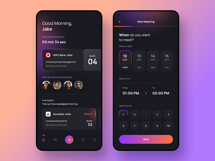 Event Management App by Vishal Chavan on Dribbble