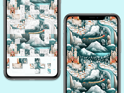 "Winterzauber" by Laura Moyer app apple arcade castle game germany ios iphone puzzle