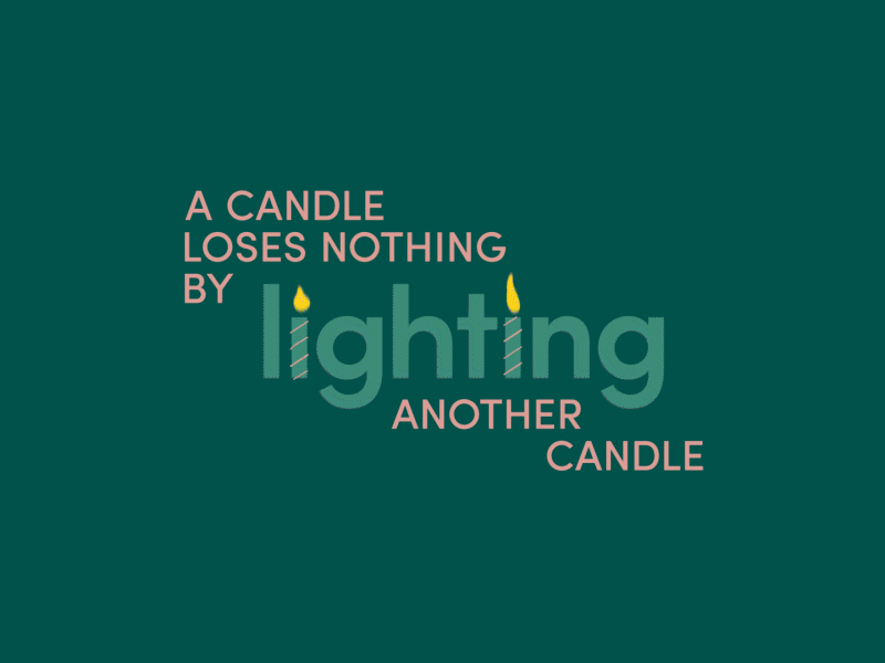 Lighting Another adobe illustrator after effects animation candle flame kinetic kinetic type lettering motion motion design typography