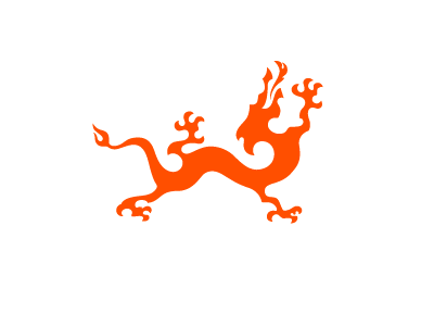 Enter the Dragon branding business school dragon logo mark mythical creature symbol