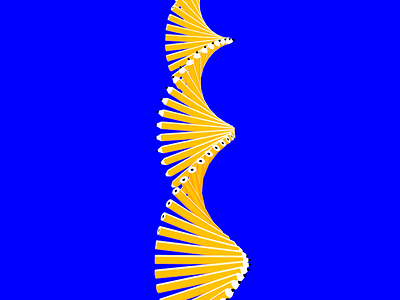 DNA of a Creative #2 cel shaded dna illustration minimalist poster